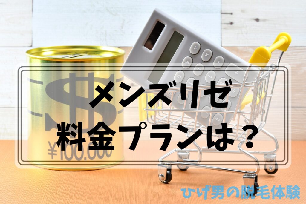 メンズリゼ料金プランは？